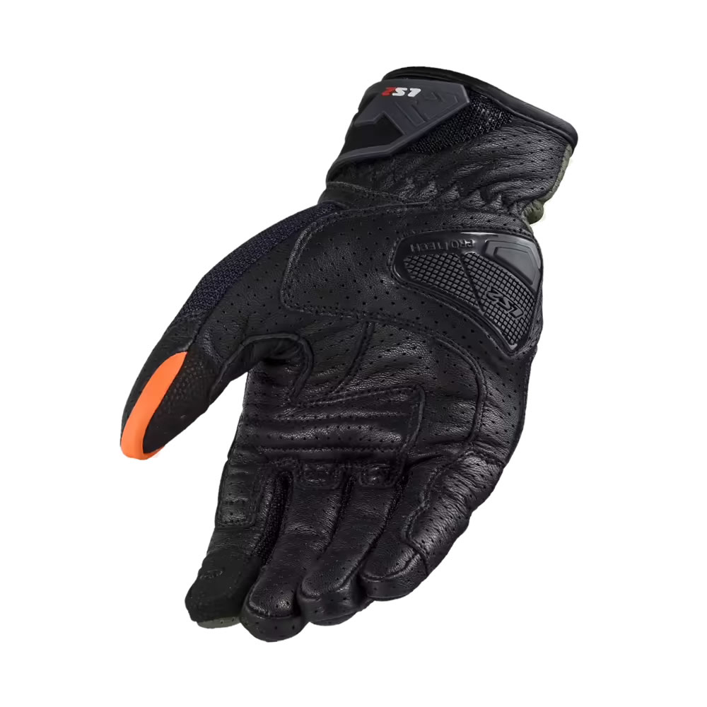 GUANTE LS2 AIR RAPTOR VERDE AZUL NARANJO HOMBRE