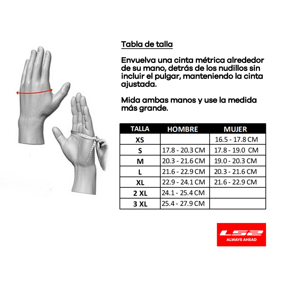 GUANTE LS2 JAZZ CAFE HOMBRE