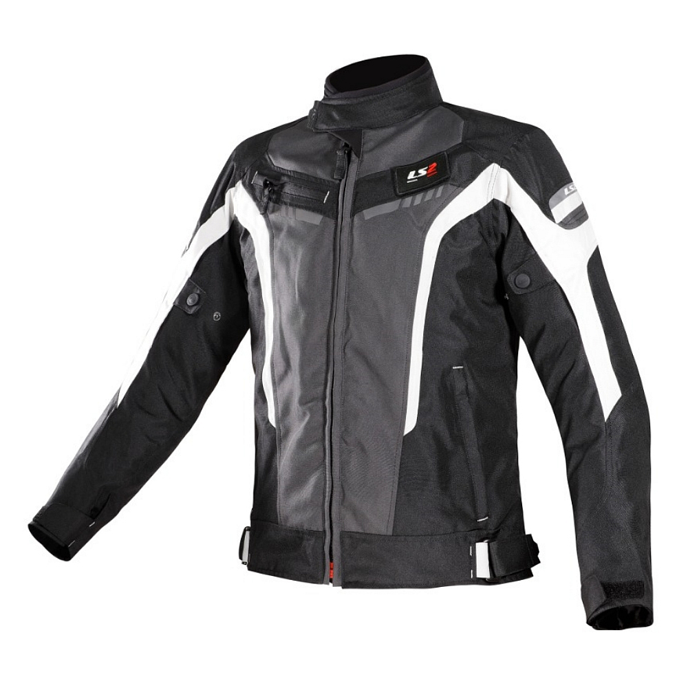 CHAQUETA LS2 WOLF NEGRA GRIS