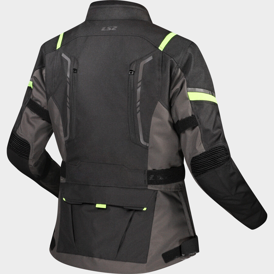 CHAQUETA LS2 NARVIK GRIS NEGRA AMARI MUJER