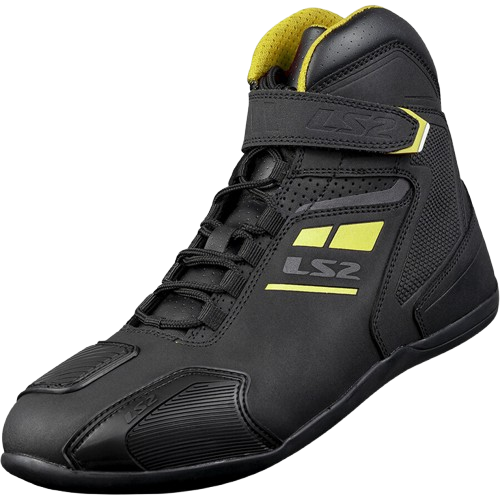 BOTA LS2 GARRA NEGRA AMARILLA MUJER