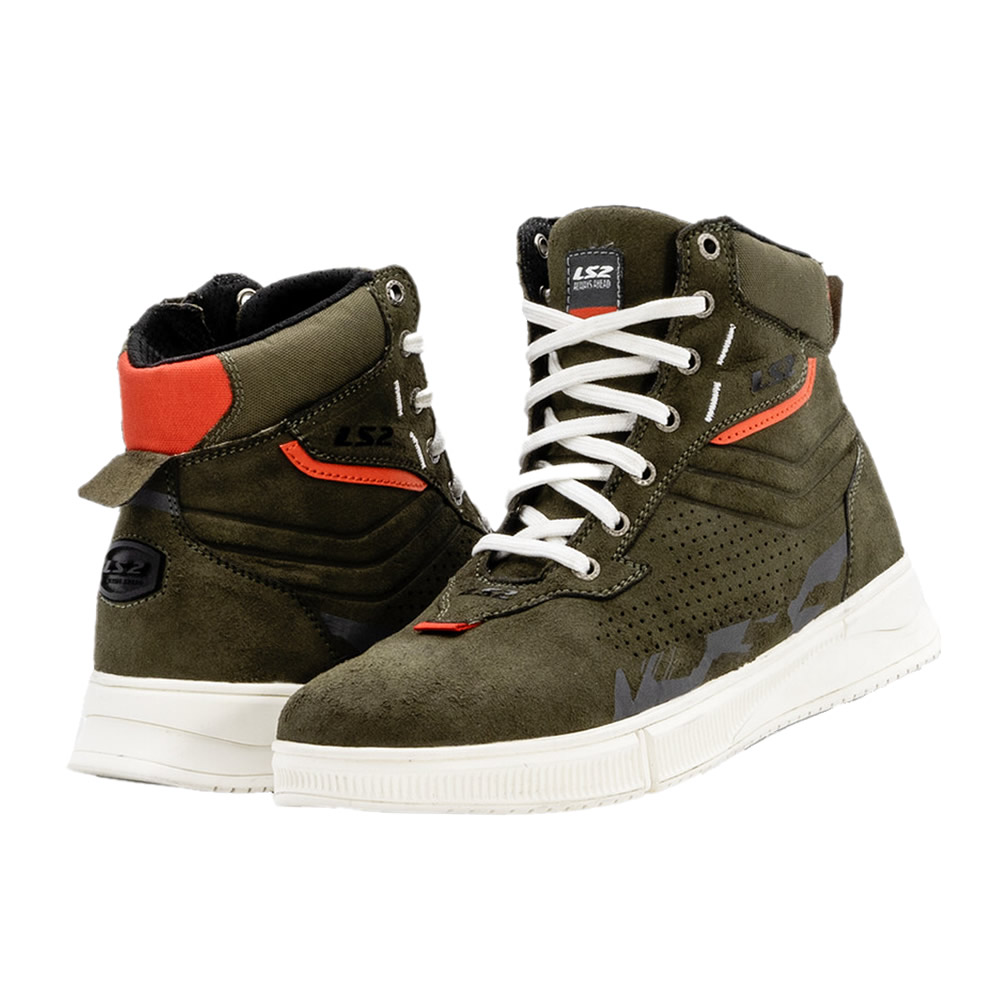 BOTA LS2 CHROME VERDE