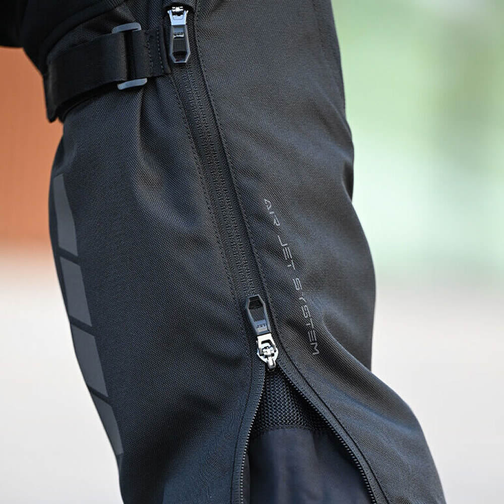 PANTALON LS2 TRAVEL NEGRO GRIS MUJER