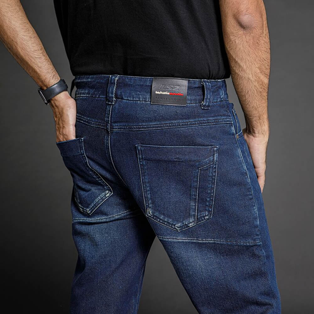 PANTALON LS2 BRADFORD JEANS AZUL