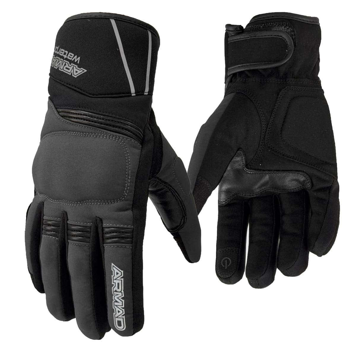 GUANTE ARMAD GEAR X-TREAM WP INVIERNO TOUCH NEGRO GRIS