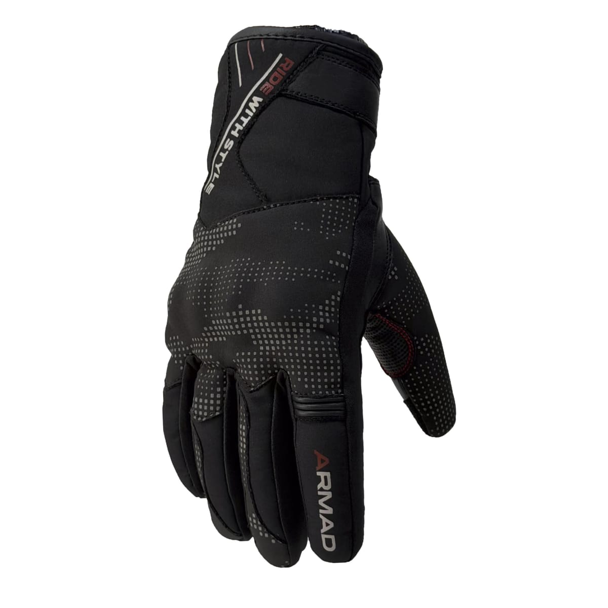 GUANTES ARMAD GEAR ROLLAN INVIERNO TOUCH NEGRO