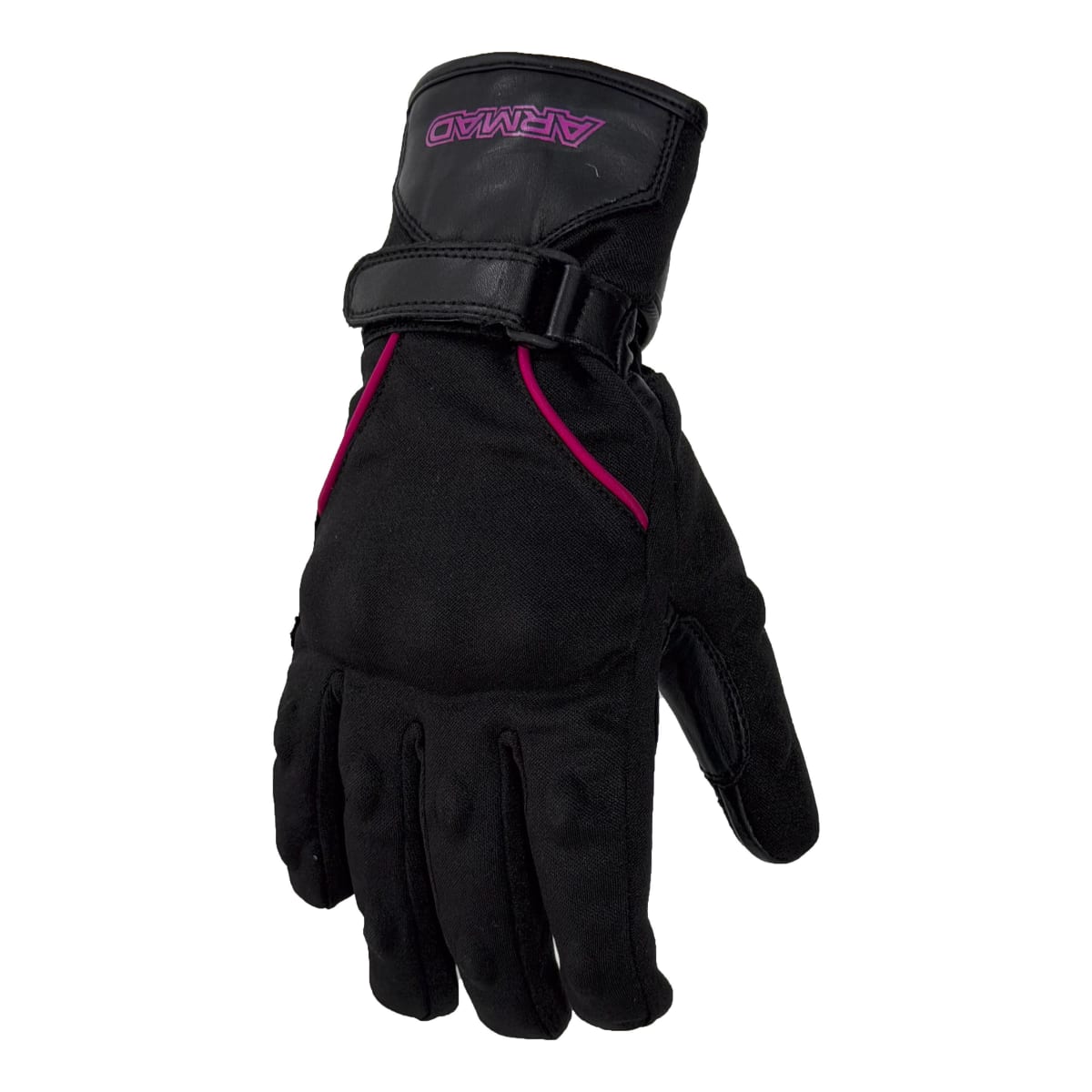 GUANTE ARMAD REYA LADY NEGRO ROSA