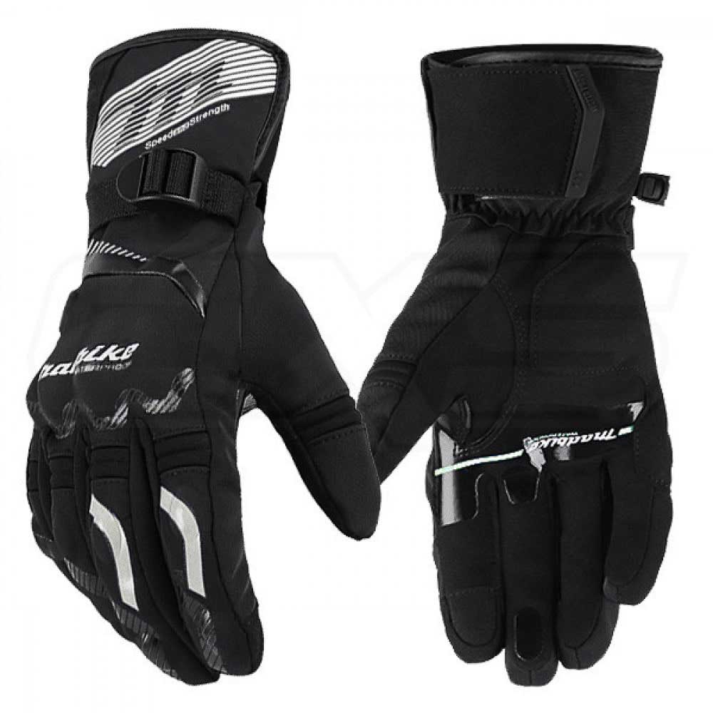 GUANTE MADBIKE MAD65 NEGRO BLANCO