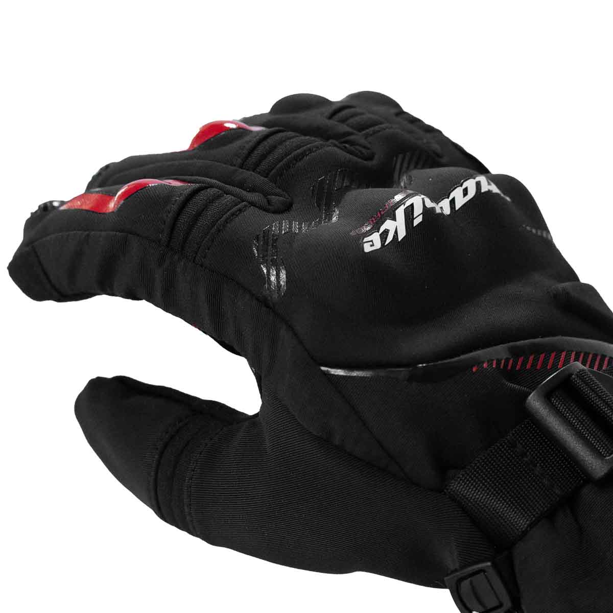 GUANTE MADBIKE MAD65 NEGRO ROJO