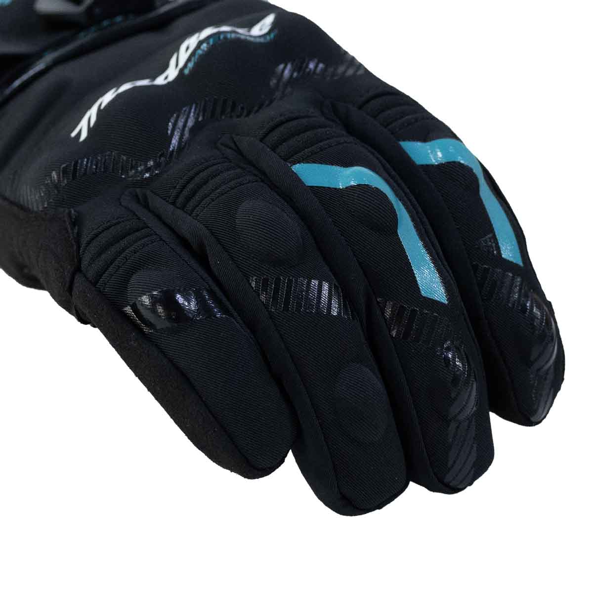 GUANTE MADBIKE MAD65 NEGRO TURQUEZA