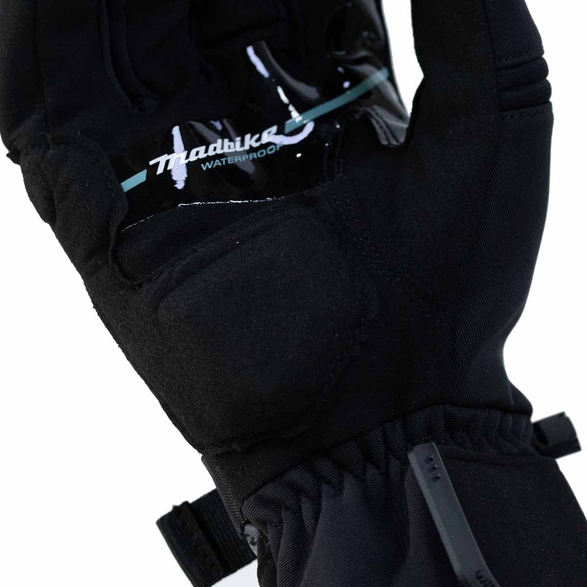 GUANTE MADBIKE MAD65 NEGRO TURQUEZA
