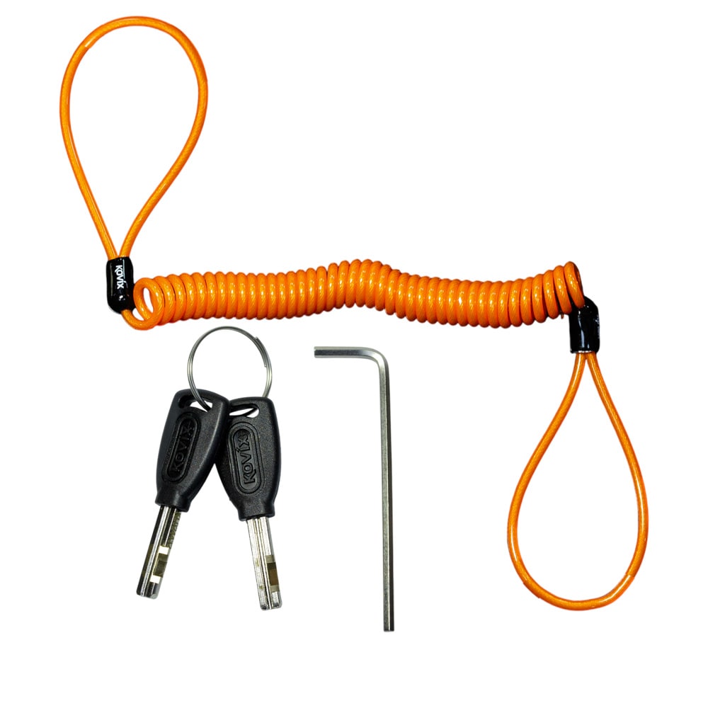 CANDADO KOVIX KT6 ALARMA VERDE FLUO KT6/CB-FG
