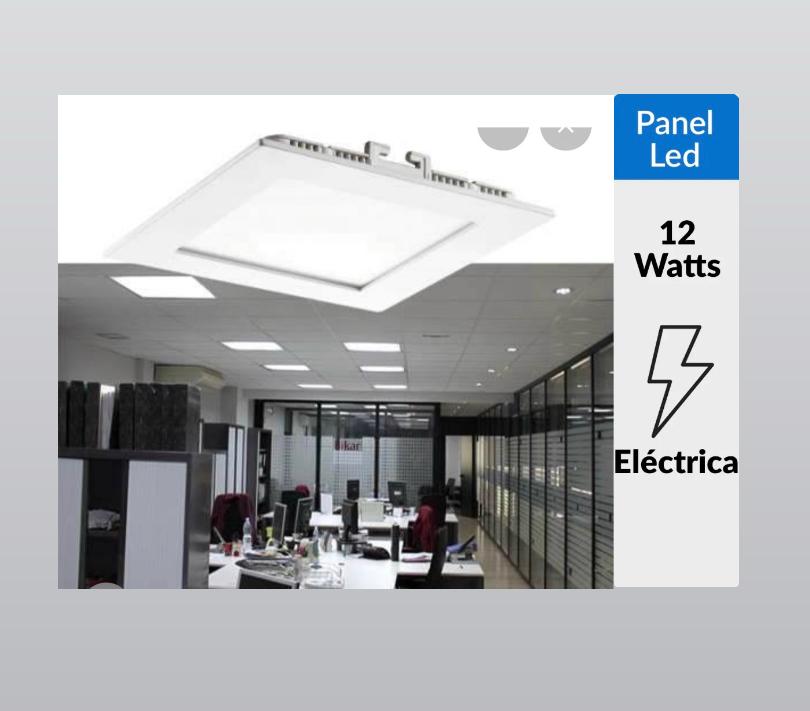 ELEK 1020233 FOCO LED 12W CUADRADO EMBUTIDO BCO