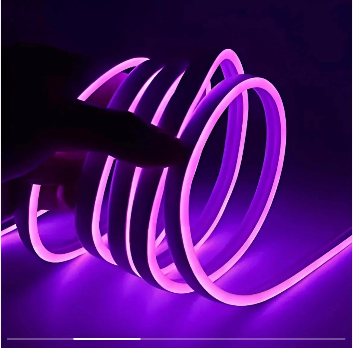 ELEK ZLC-02463 CINTA NEON MORADO FLEXIBLE 5M 12V