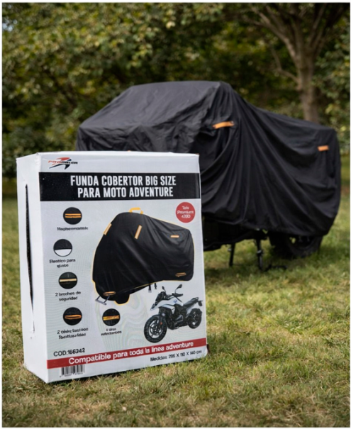 FUNDA  PARA MOTO PROBIKER ADV 166242 NEGRA