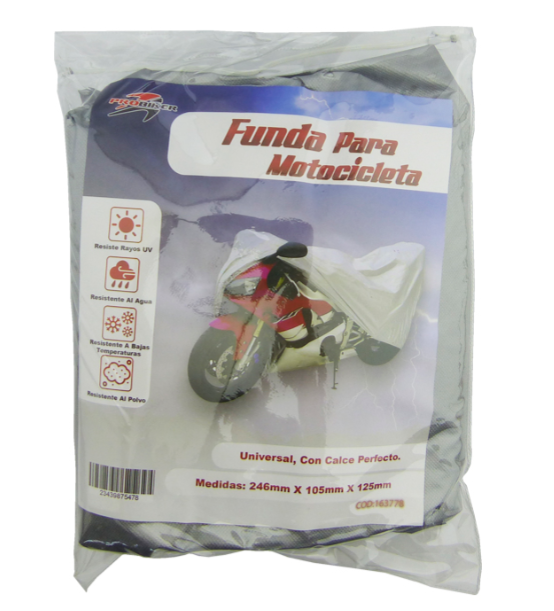 FUNDA PARA MOTO WP 163778 GRIS