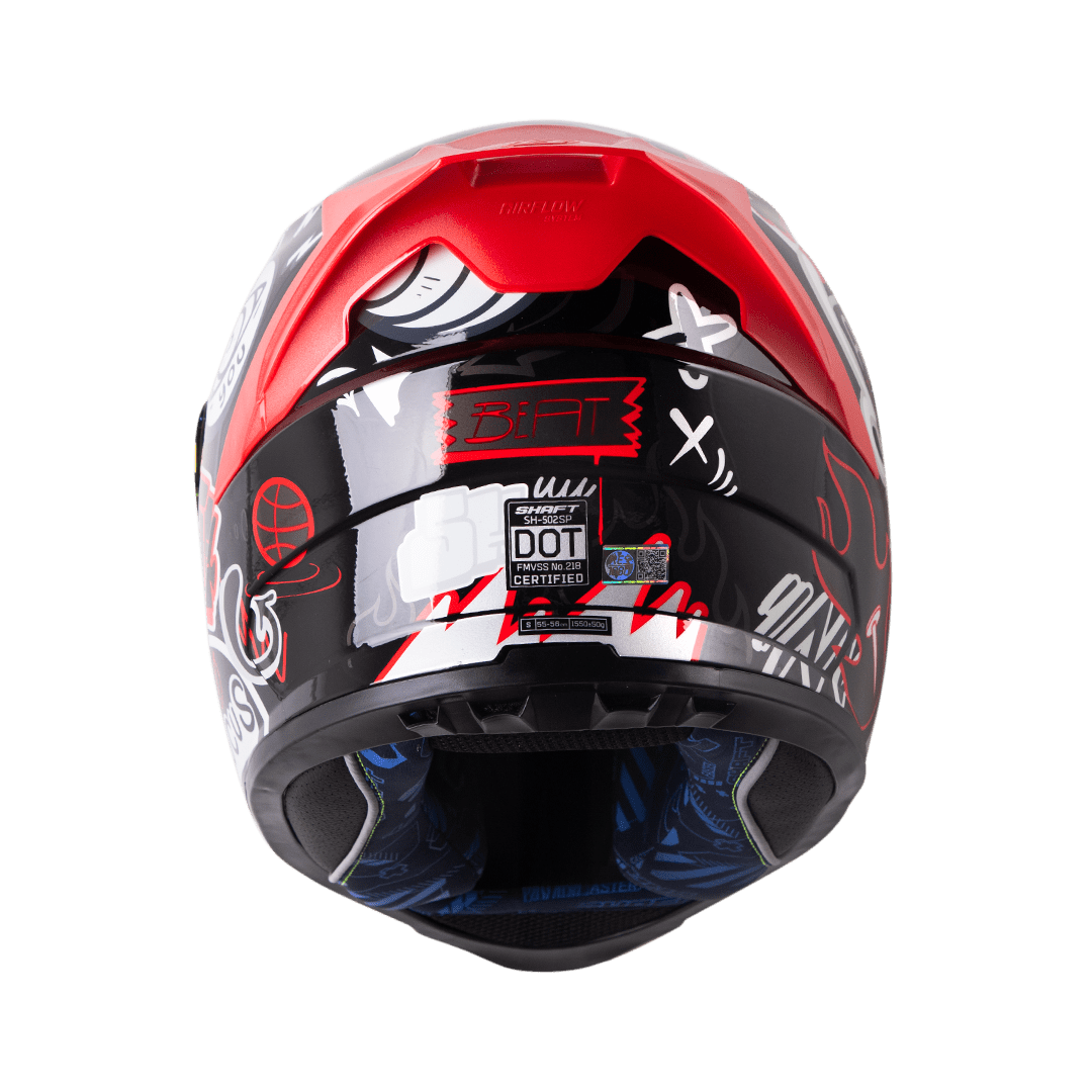 CASCO SHAFT 502 SP BEAT ROJO (V/SV)
