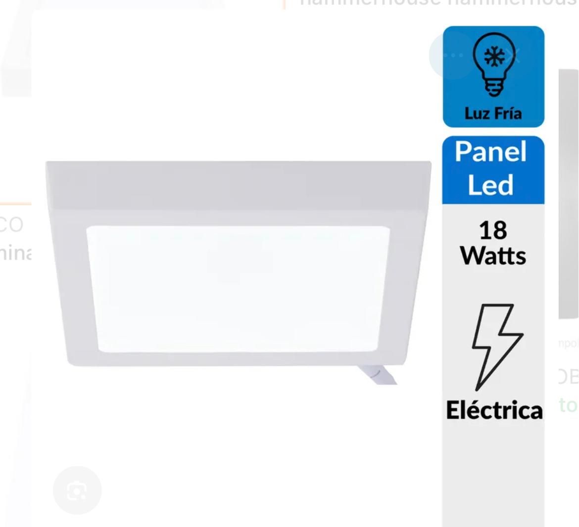 ELEK 1020240 FOCO LED 18W CUADRADO SOBREPUESTO BCO