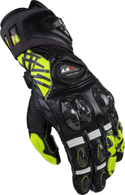 GUANTE LS2 FENG RACING ROJO AMARILLO