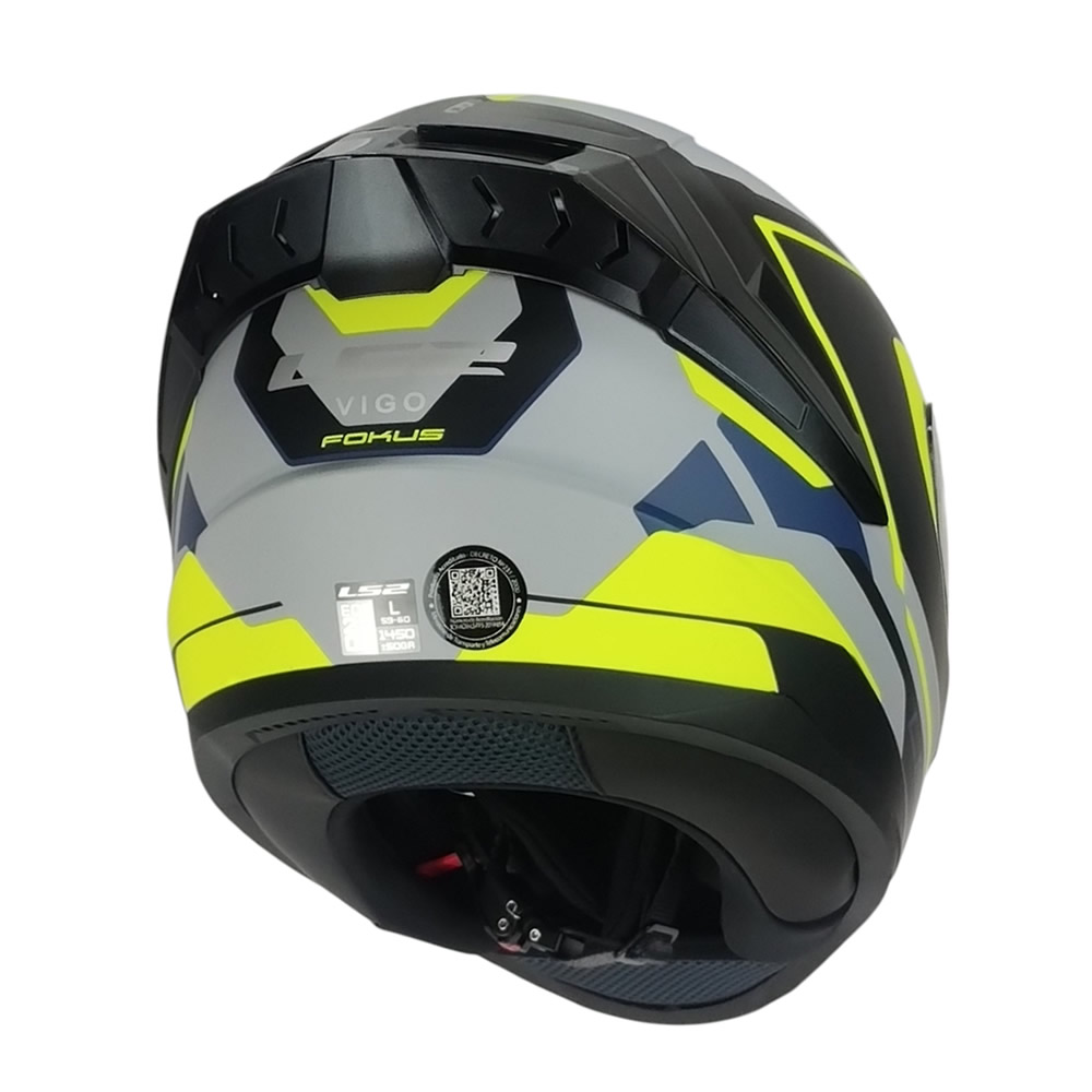 CASCO LS2 FF810 VIGO FOKUS GRIS AMARILLO MATE