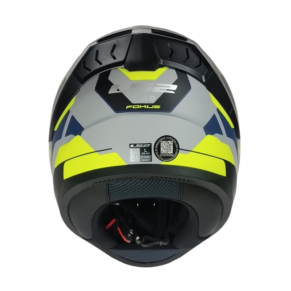 CASCO LS2 FF810 VIGO FOKUS GRIS AMARILLO MATE