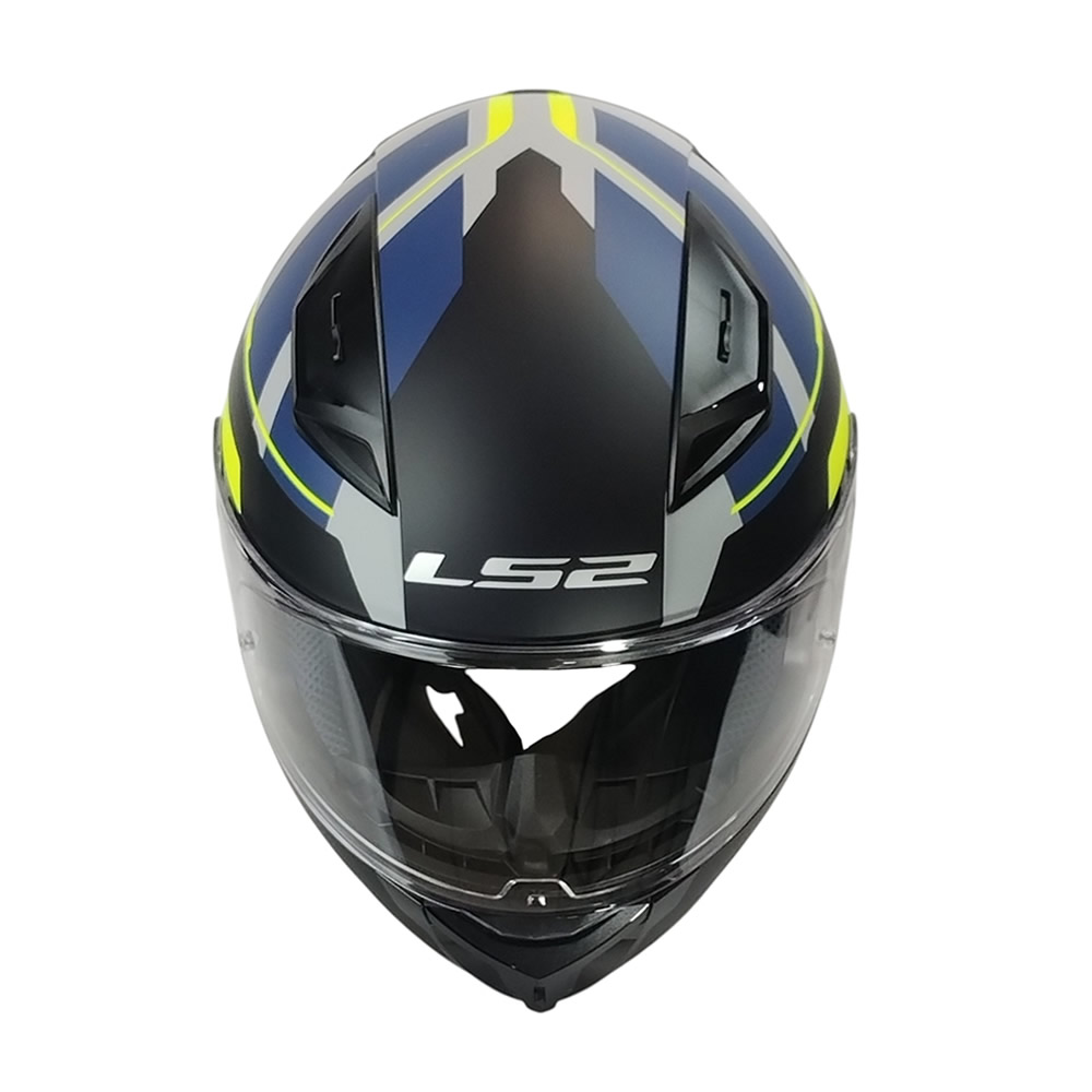 CASCO LS2 FF810 VIGO FOKUS GRIS AMARILLO MATE