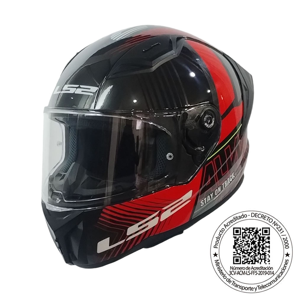 CASCO LS2 FF810 VIGO SHIFT JEANS TITANIO ROJO