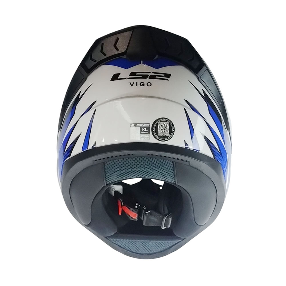 CASCO LS2 FF810 VIGO FLIGHT BLANCO AZUL ROJO