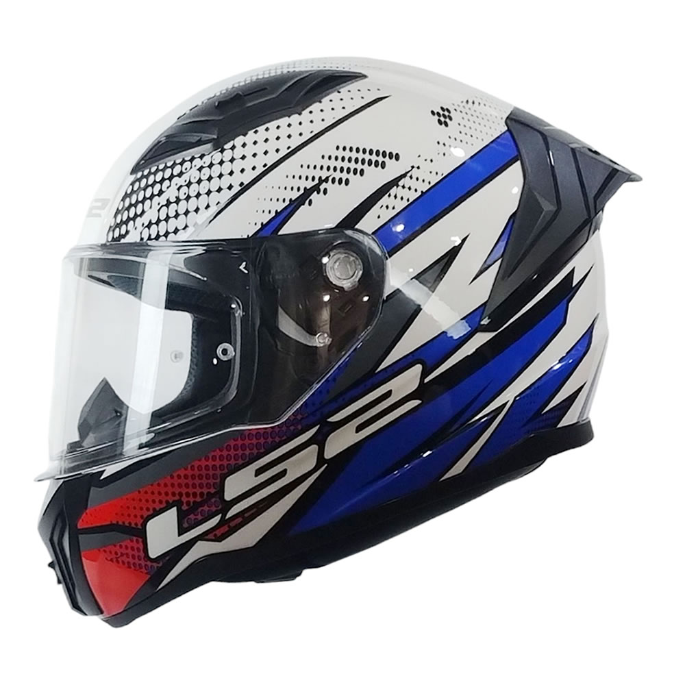 CASCO LS2 FF810 VIGO FLIGHT BLANCO AZUL ROJO
