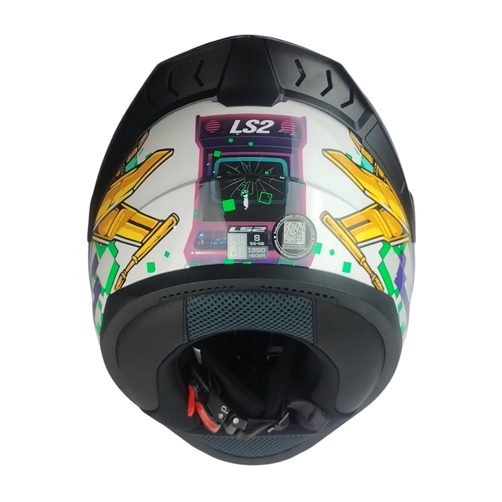 CASCO LS2 FF810 VIGO SPACE ATTACK BLANCO MORADO