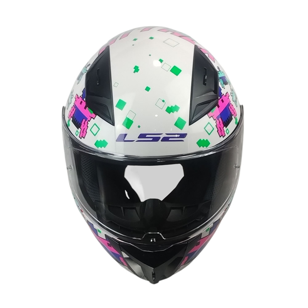 CASCO LS2 FF810 VIGO SPACE ATTACK BLANCO MORADO
