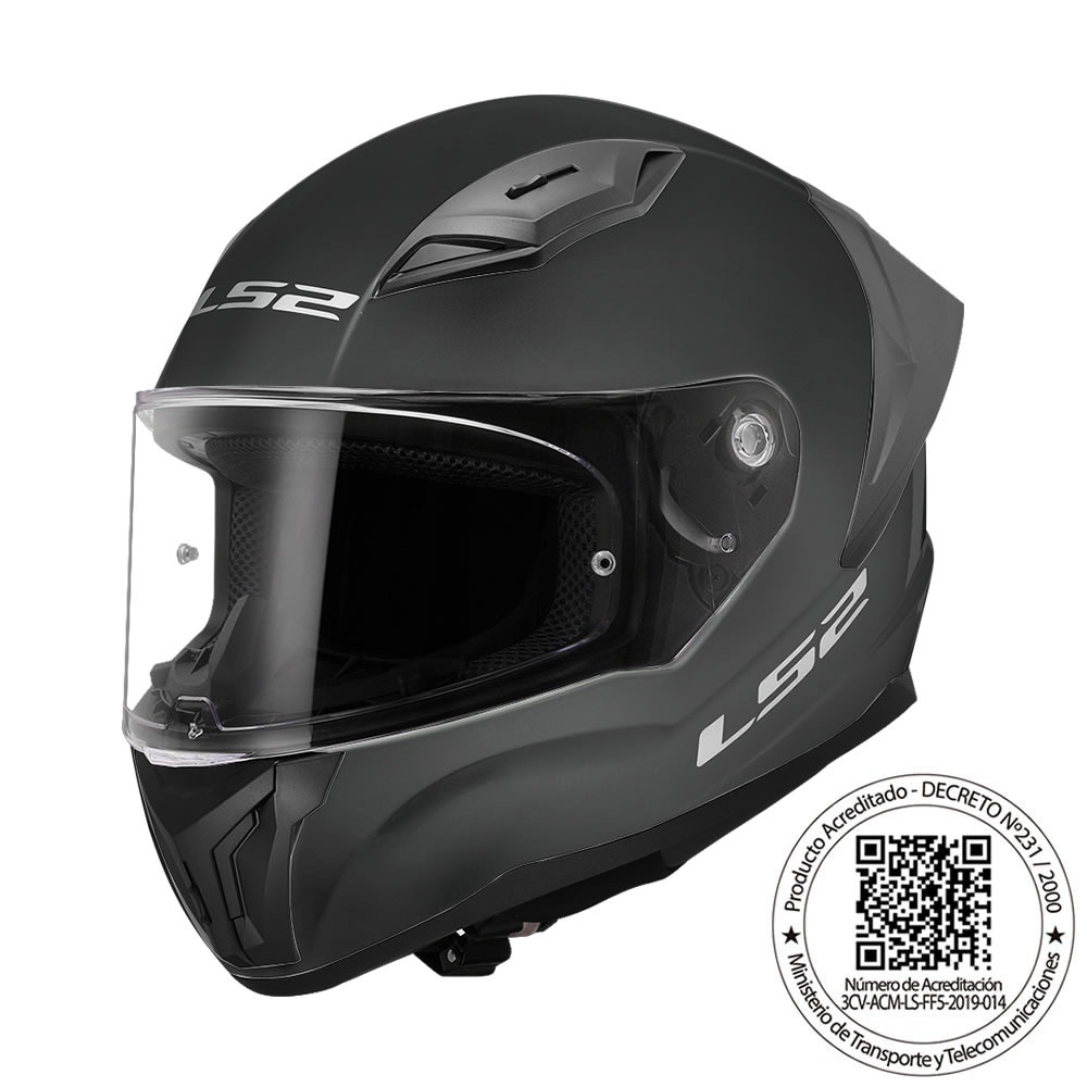 CASCO LS2 FF810 VIGO MONO NEGRO MATTE