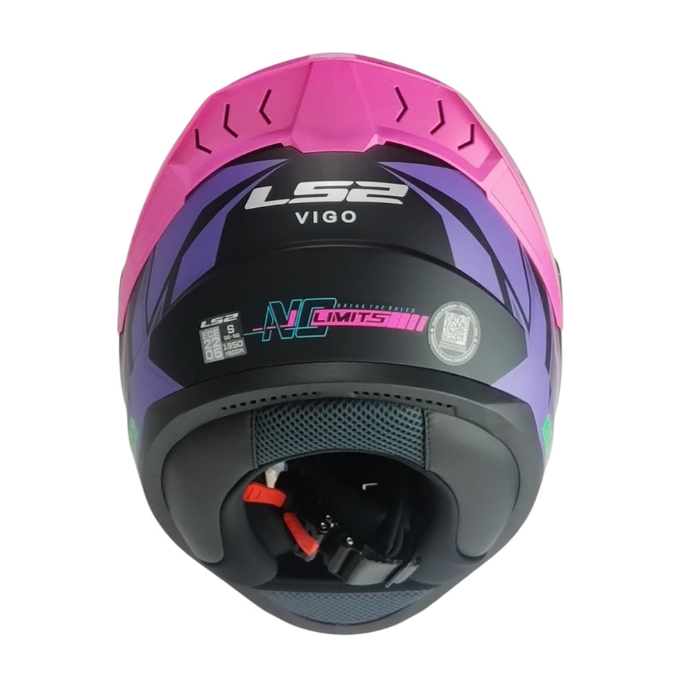 CASCO LS2 FF810 VIGO LIMITS NEGRO MORADO MATE