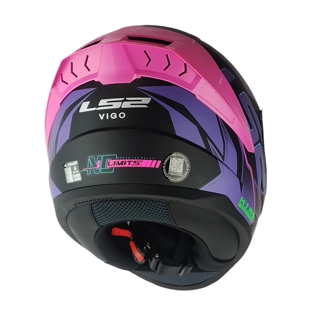 CASCO LS2 FF810 VIGO LIMITS NEGRO MORADO MATE
