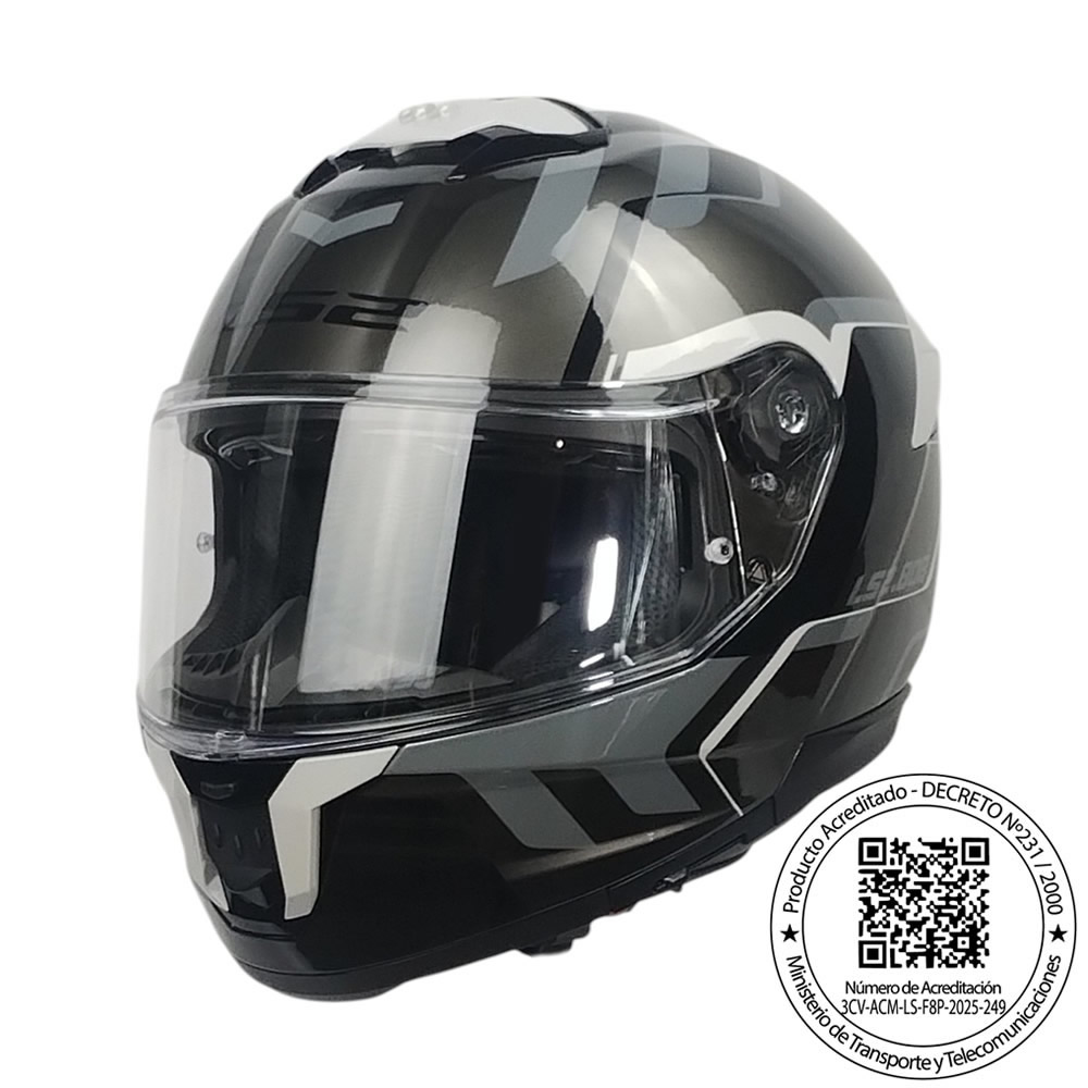 CASCO LS2 FF808 STREAM II OXIK JEANS GRIS