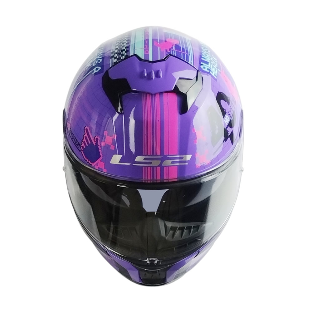 CASCO LS2 FF808 STREAM II SYSTEM MORA FUCSIA