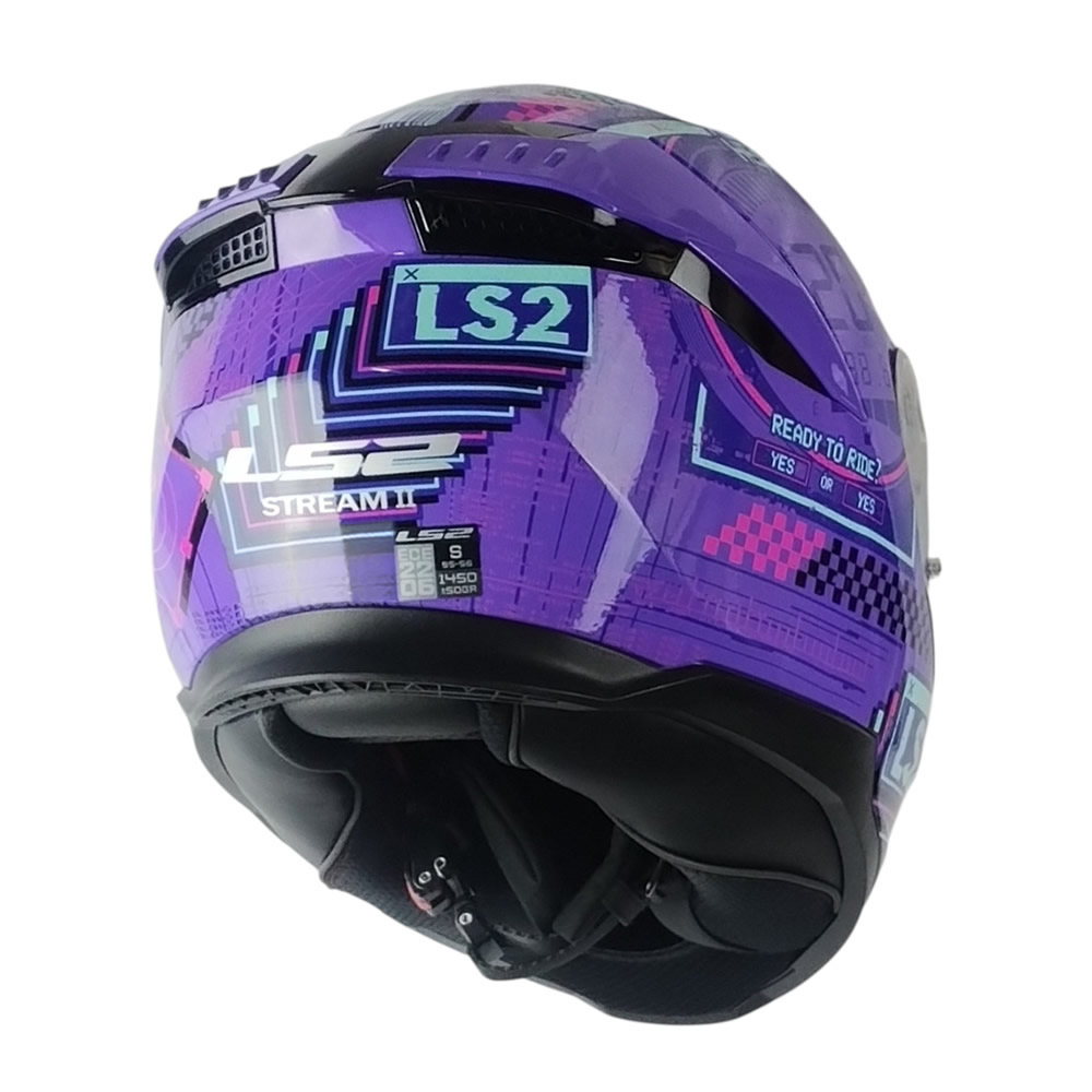 CASCO LS2 FF808 STREAM II SYSTEM MORA FUCSIA