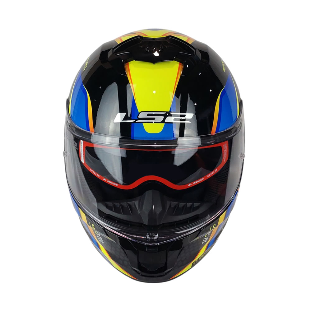 CASCO LS2 FF808 STREAM II TINUX NEGRO AMARILLO