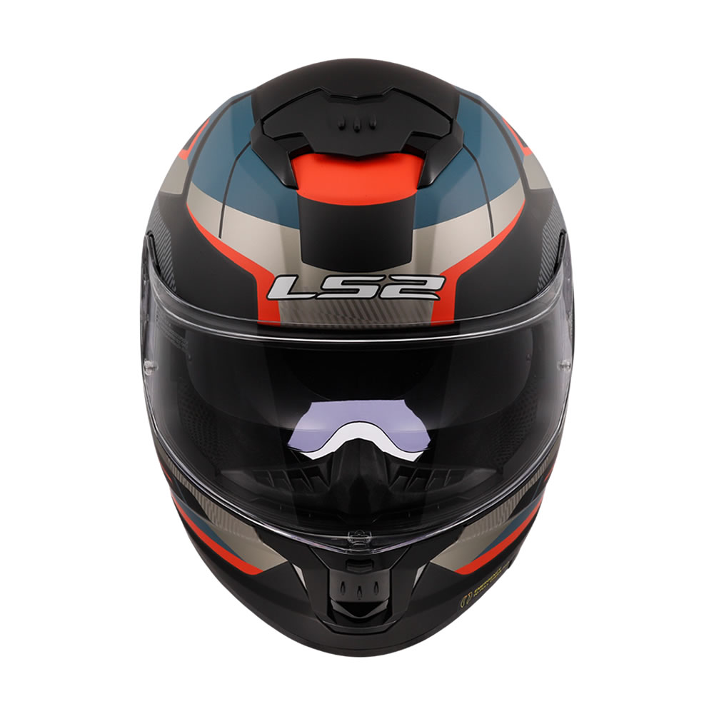 CASCO LS2 FF808 STREAM II ROAD NEGRO AZUL MATE
