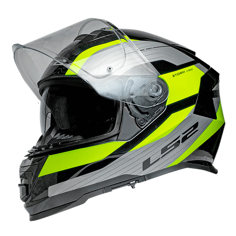 CASCO LS2 FF800 STORM II ROCKER SILVER AMARILLO