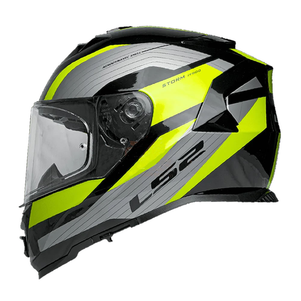 CASCO LS2 FF800 STORM II ROCKER SILVER AMARILLO