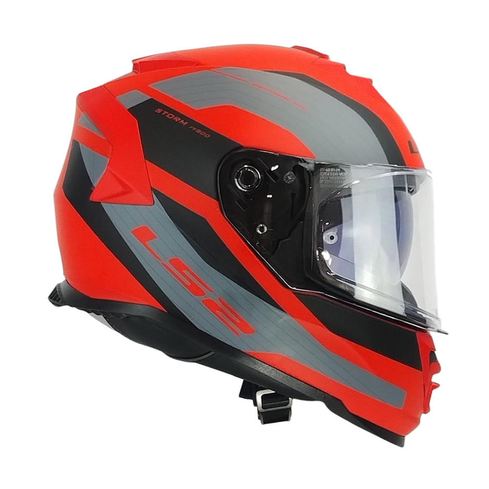 CASCO LS2 FF800 STORM II ROCKER ROJO GRIS MATE