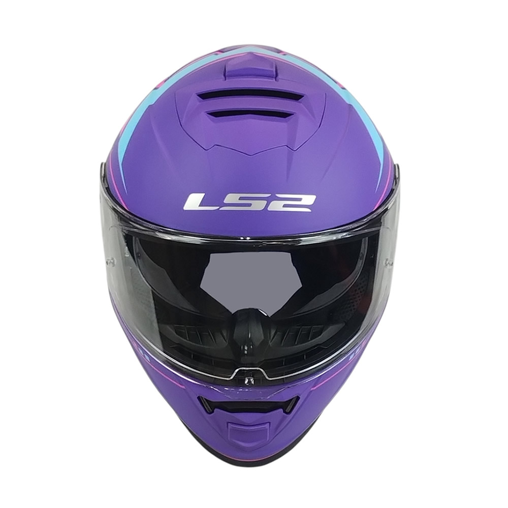CASCO LS2 FF 800 STORM II FIST MORADO AZUL MATE