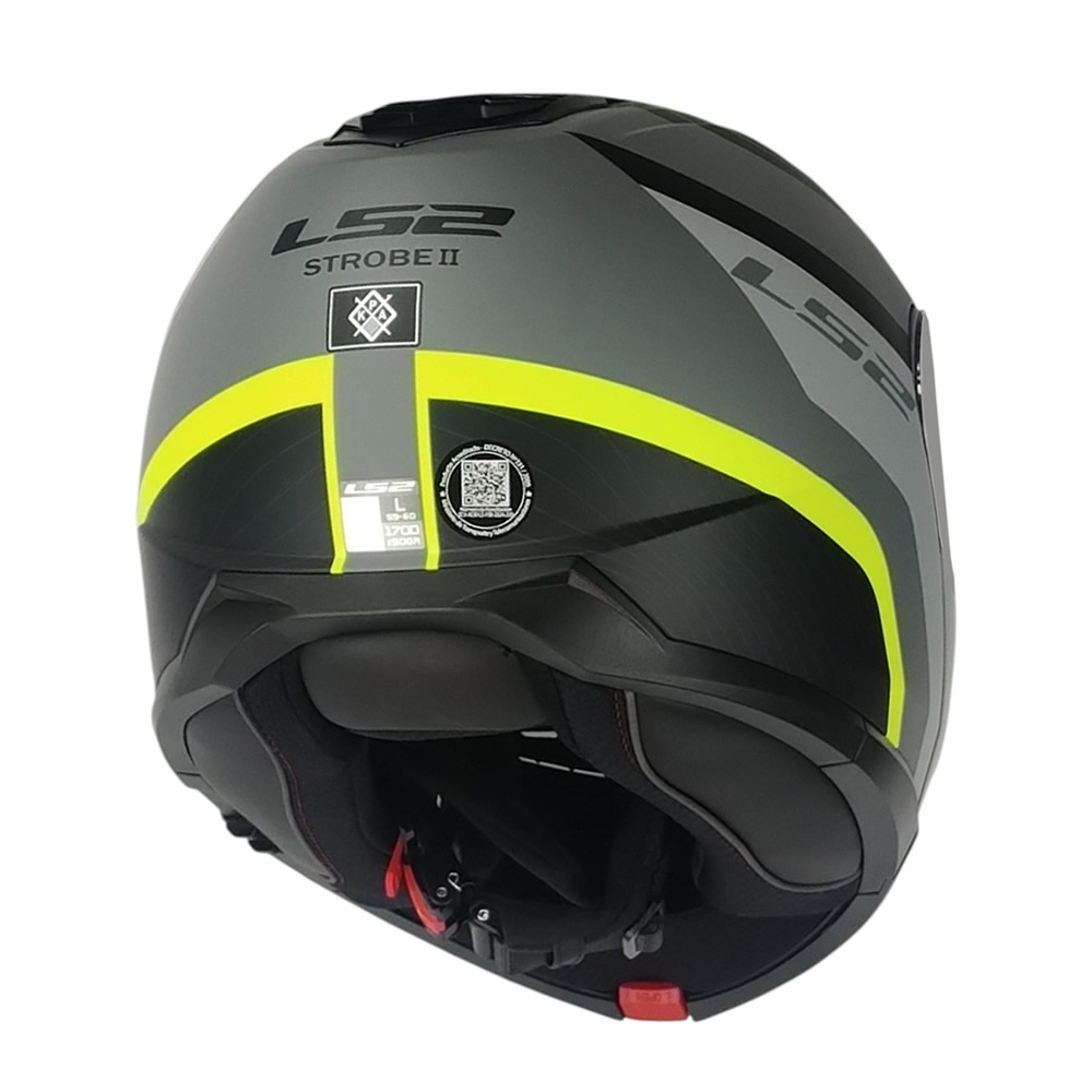 CASCO LS2 FF908 STROBE II MONZA NEGRO AMARILLO MATE