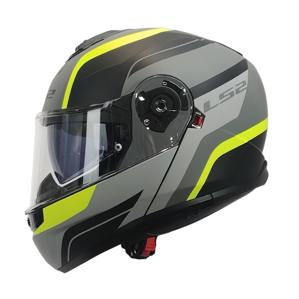 CASCO LS2 FF908 STROBE II MONZA NEGRO AMARILLO MATE