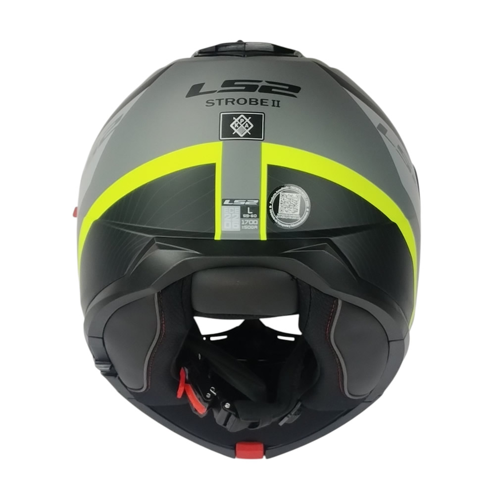 CASCO LS2 FF908 STROBE II MONZA NEGRO AMARILLO MATE