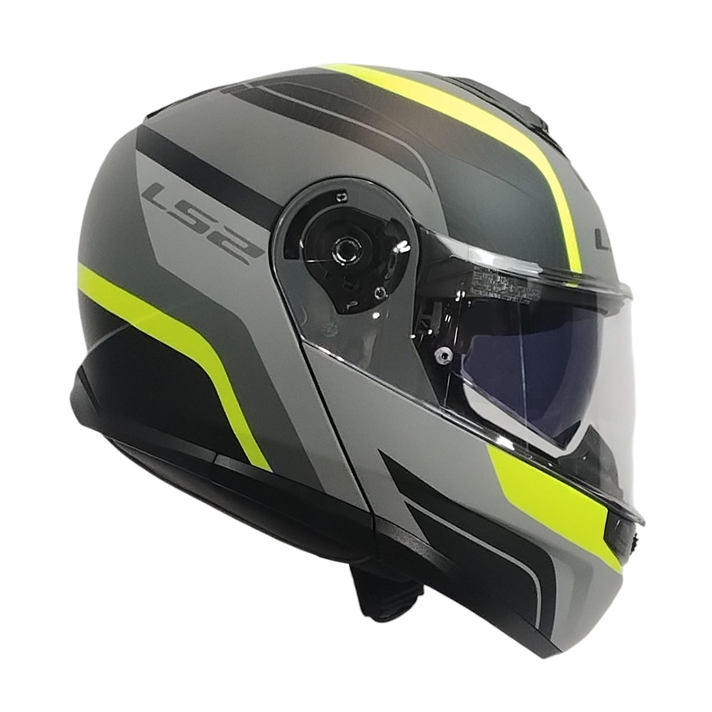 CASCO LS2 FF908 STROBE II MONZA NEGRO AMARILLO MATE