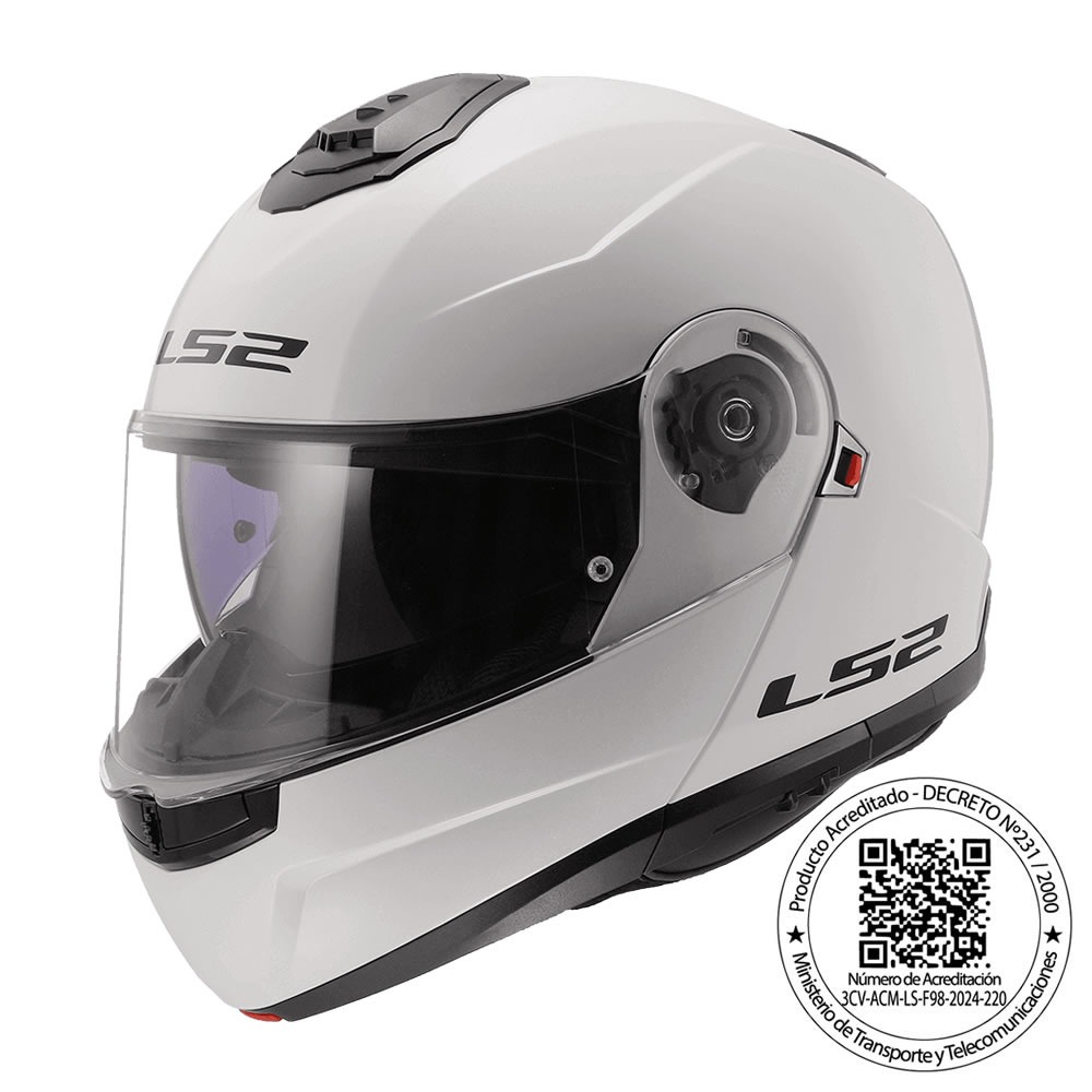 CASCO LS2 FF908 STROBE II SOLID BLANCO