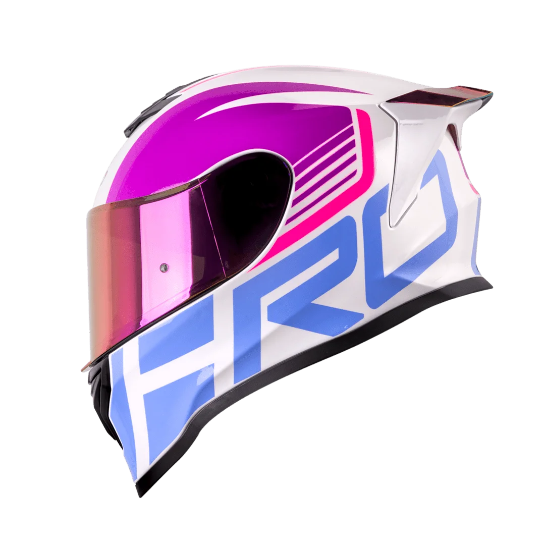 CASCO HRO 506 BLANCO MORADO