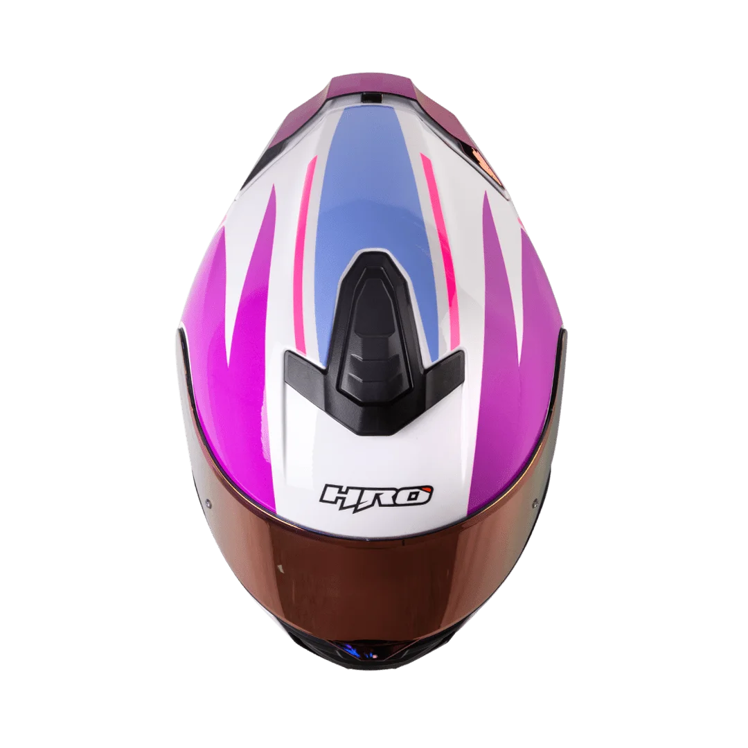 CASCO HRO 506 BLANCO MORADO